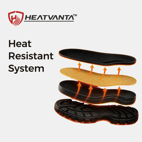 Технология HeatVanta™ для термостойкой подошвы защитной обуви